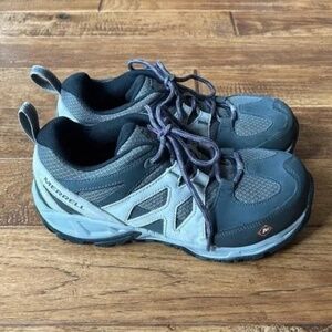 Merrell Charcoal Paloma Siren Alloy Toe Slip Resistant Work Shoes Womens Size 6